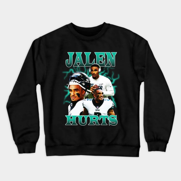 jalen vintage bootlag hurts Crewneck Sweatshirt by whosfabrice